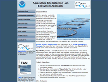 Tablet Screenshot of noaa.aquamodel.net